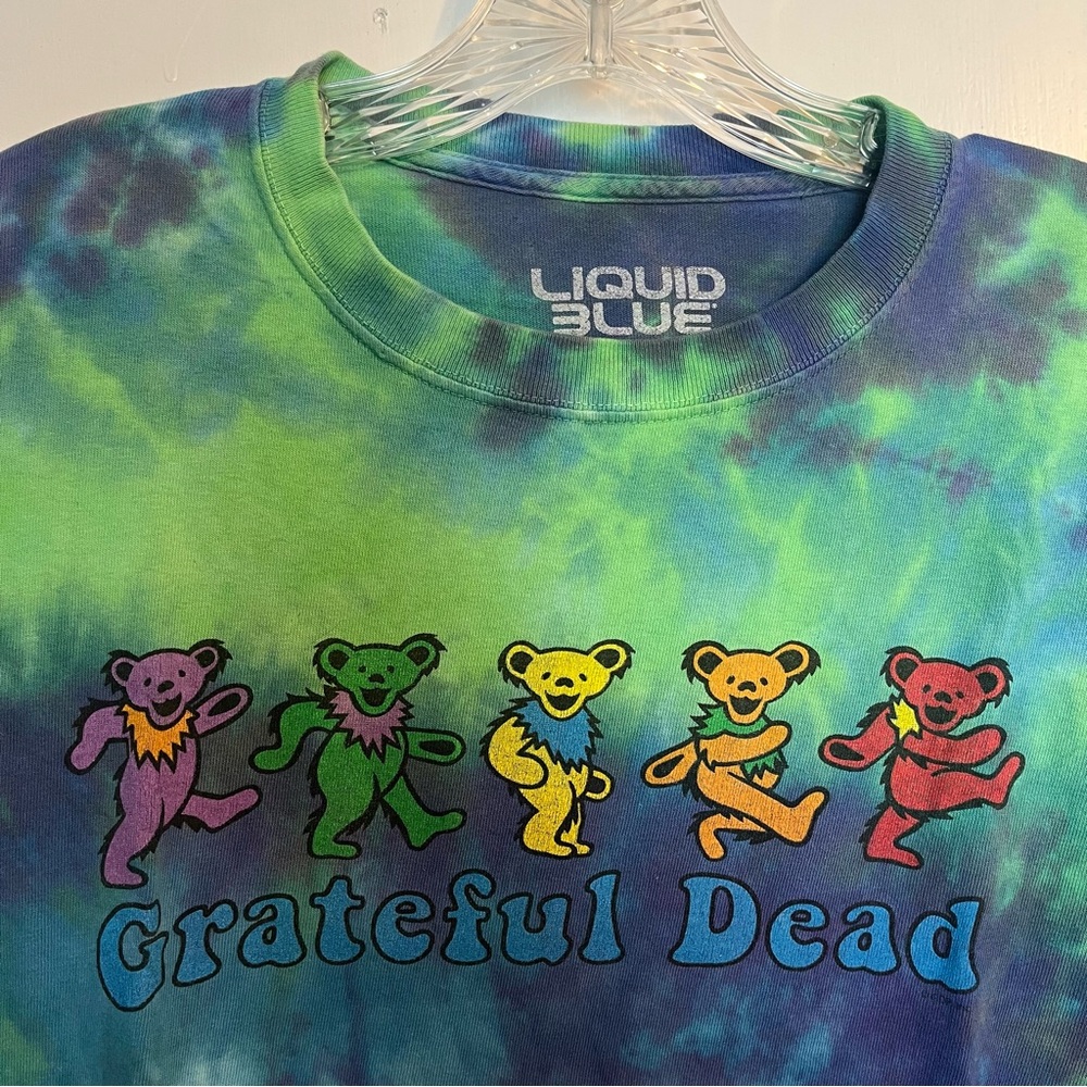 Grateful Dead Dancing Bears tie dye tshirt